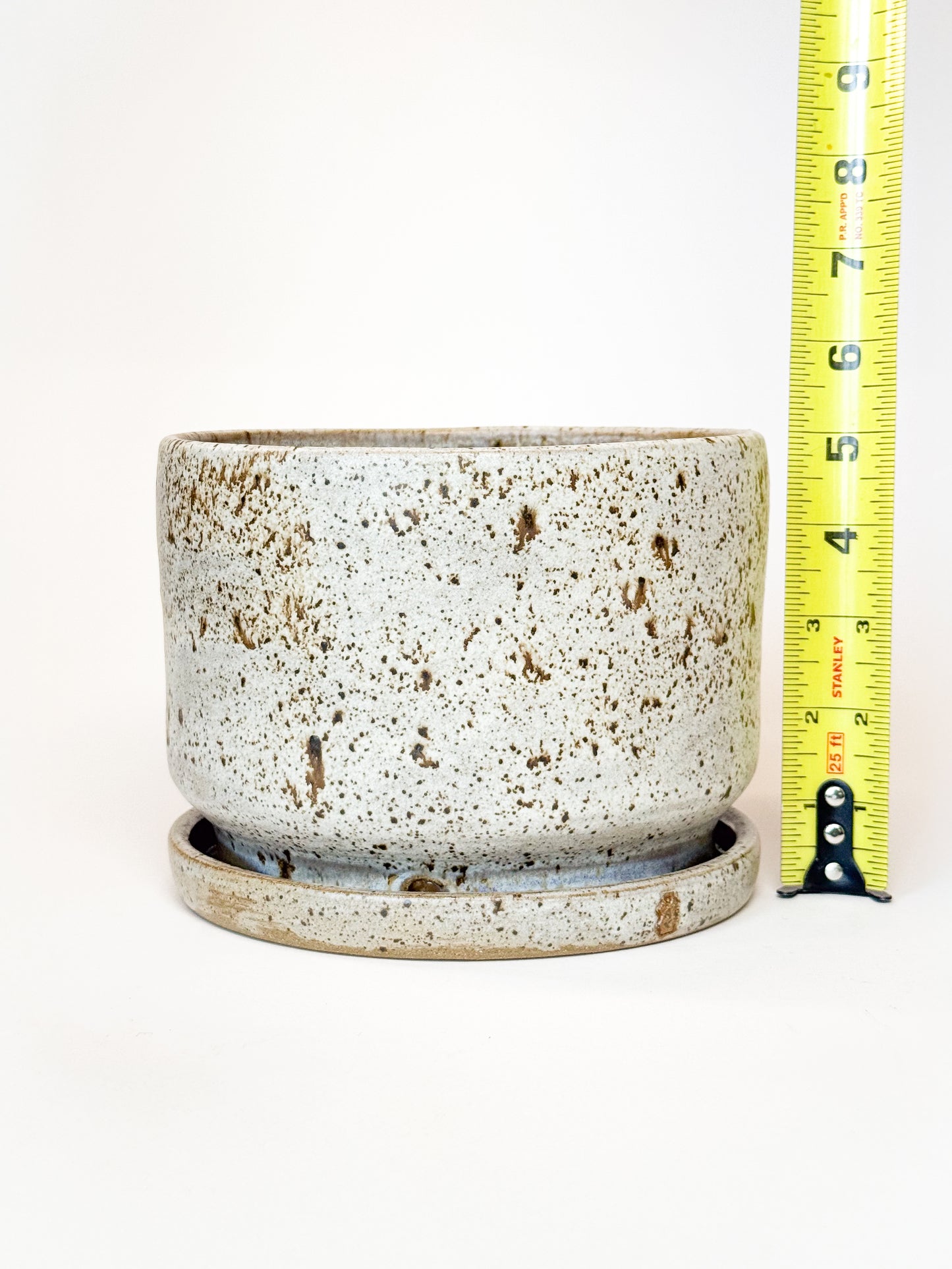 Brown Splatter Planter