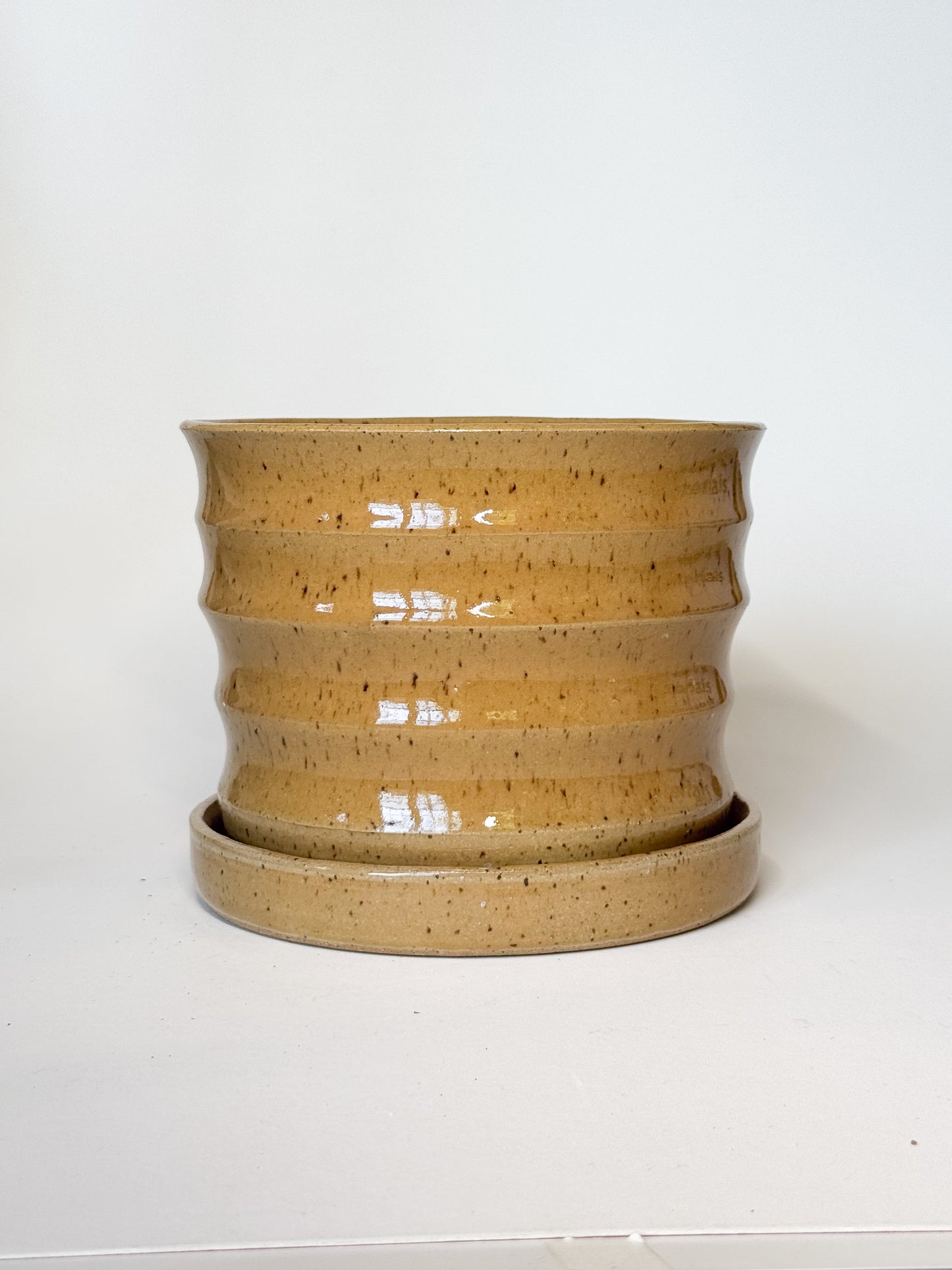 Tan Curve Planter