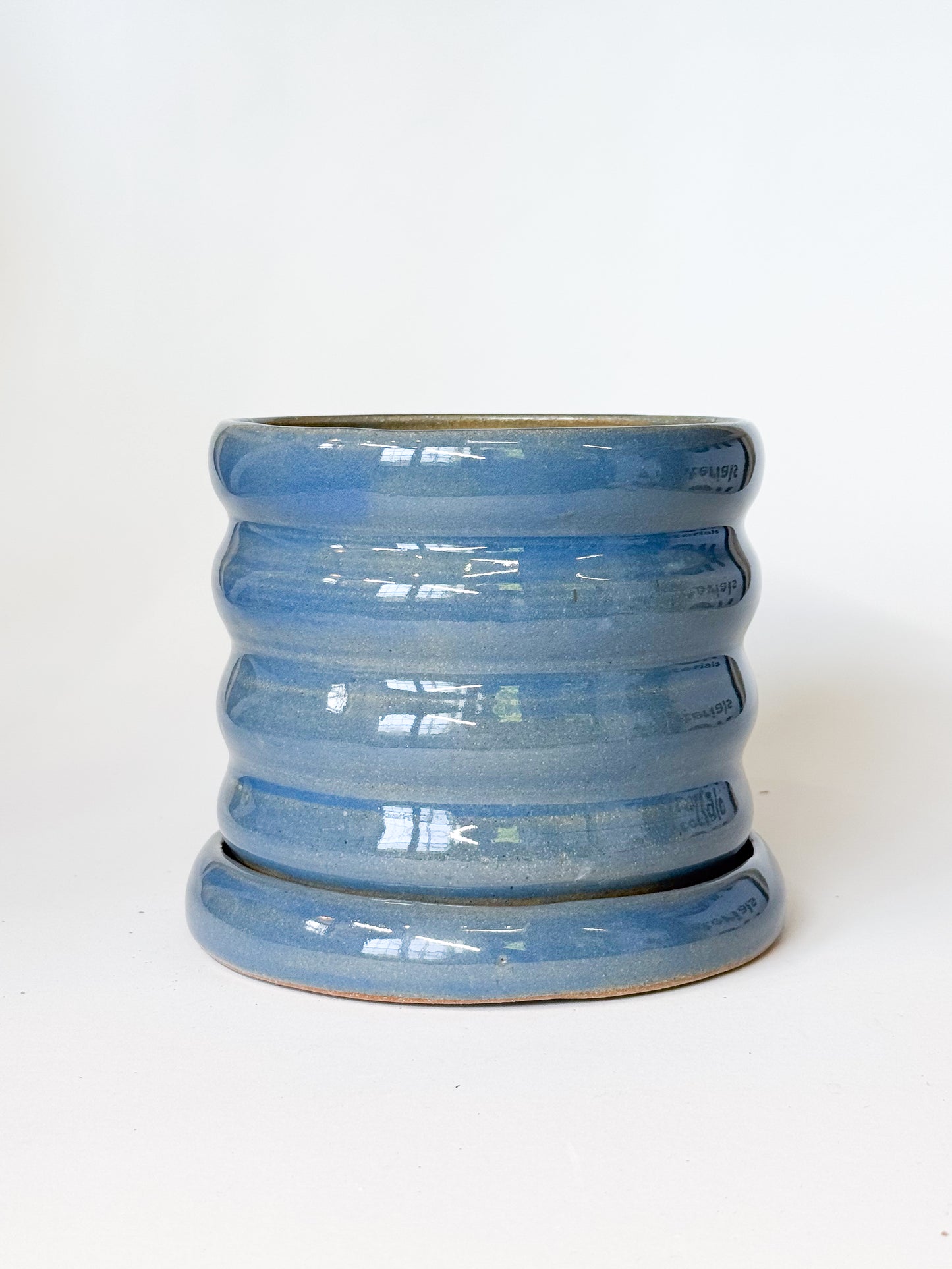 Baby Blue Bubble Planter