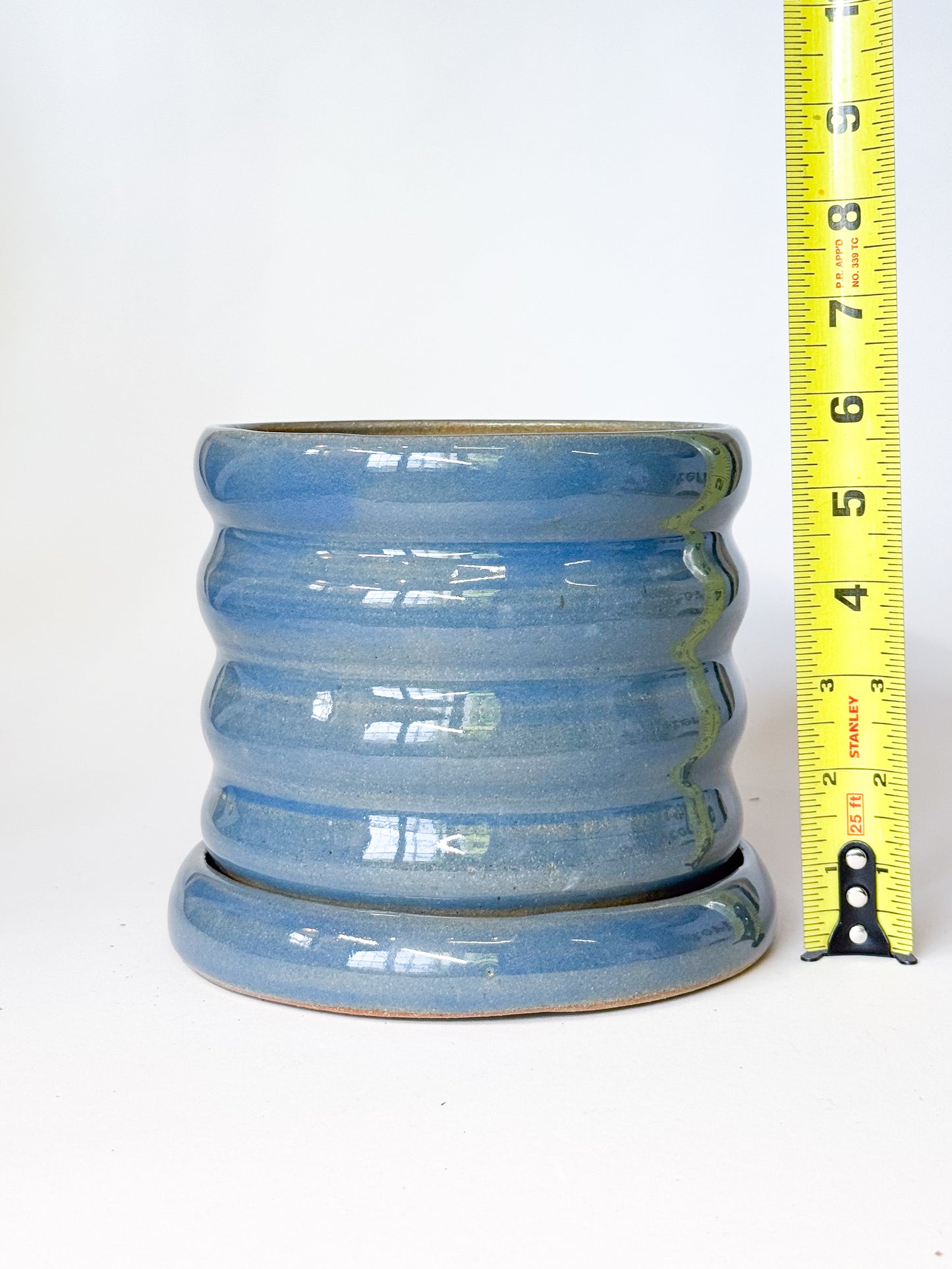 Baby Blue Bubble Planter