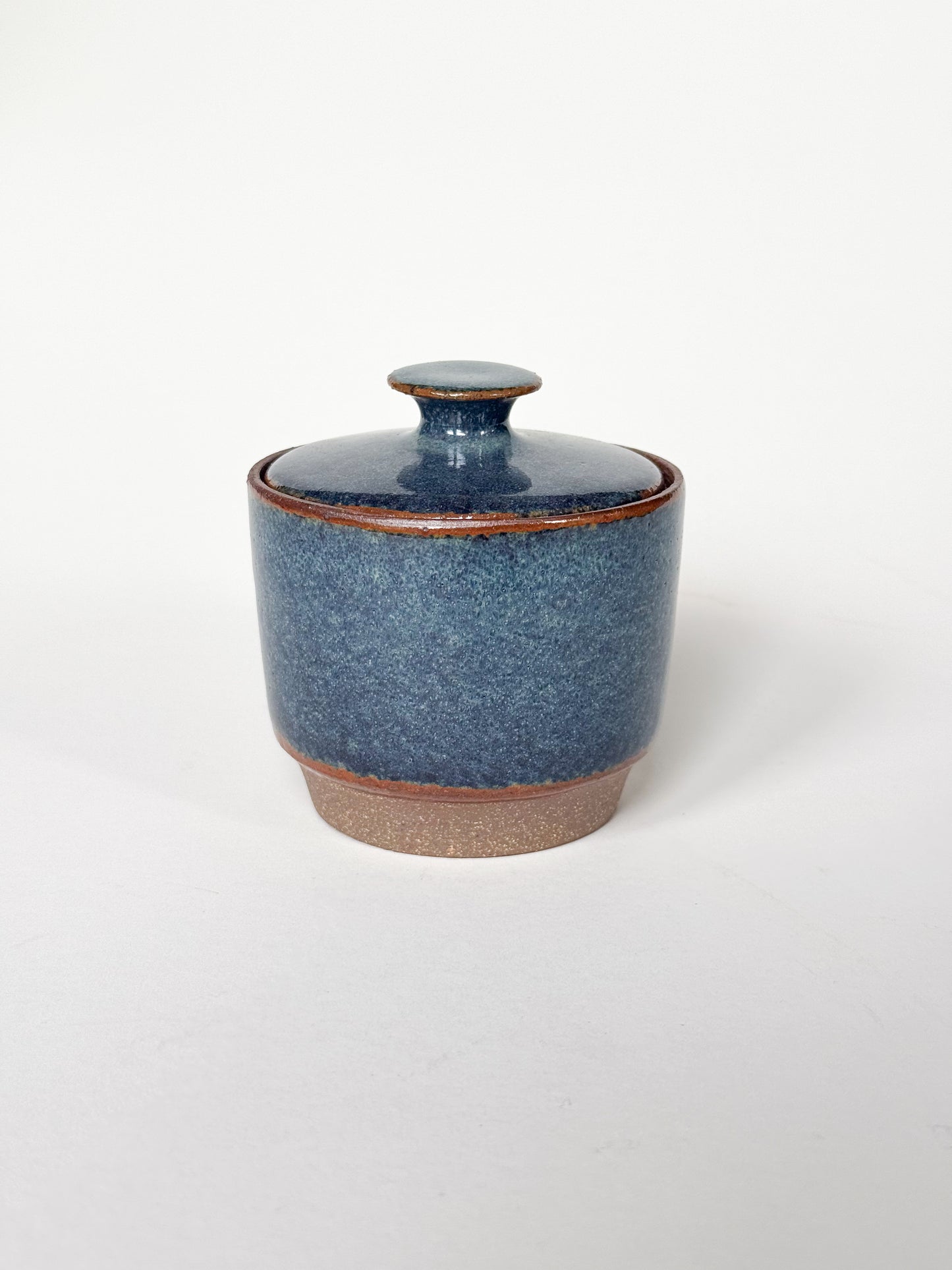 Blue Speckle Jar
