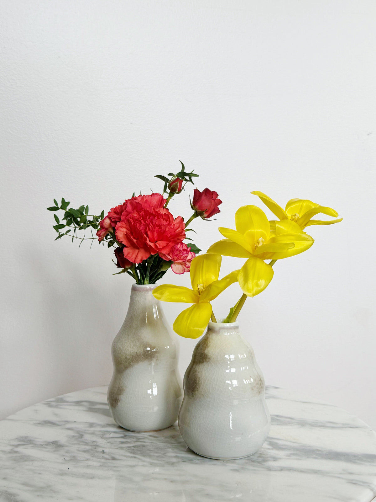 Shino Bud Vases