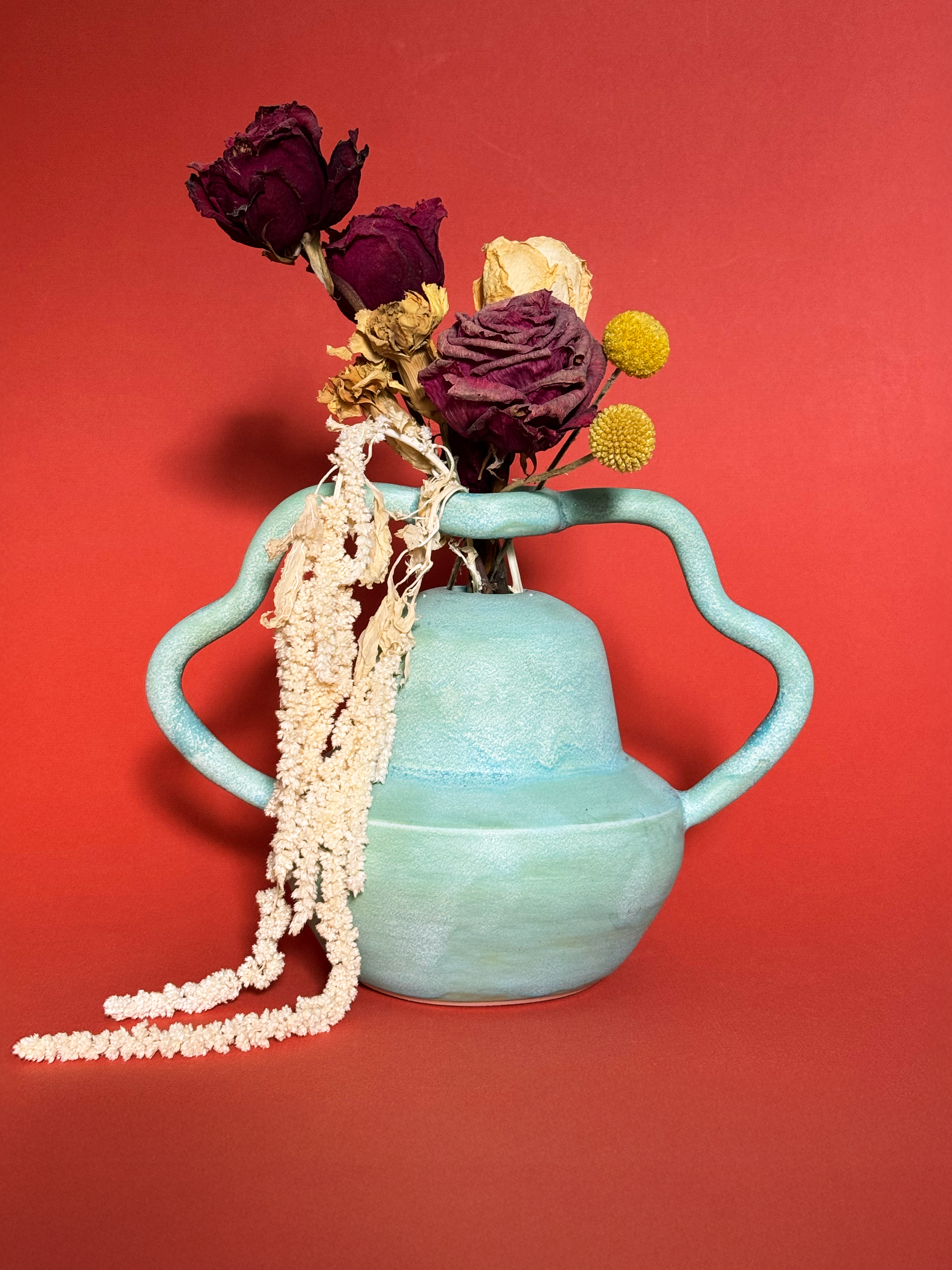 Turquoise Illusion Vase