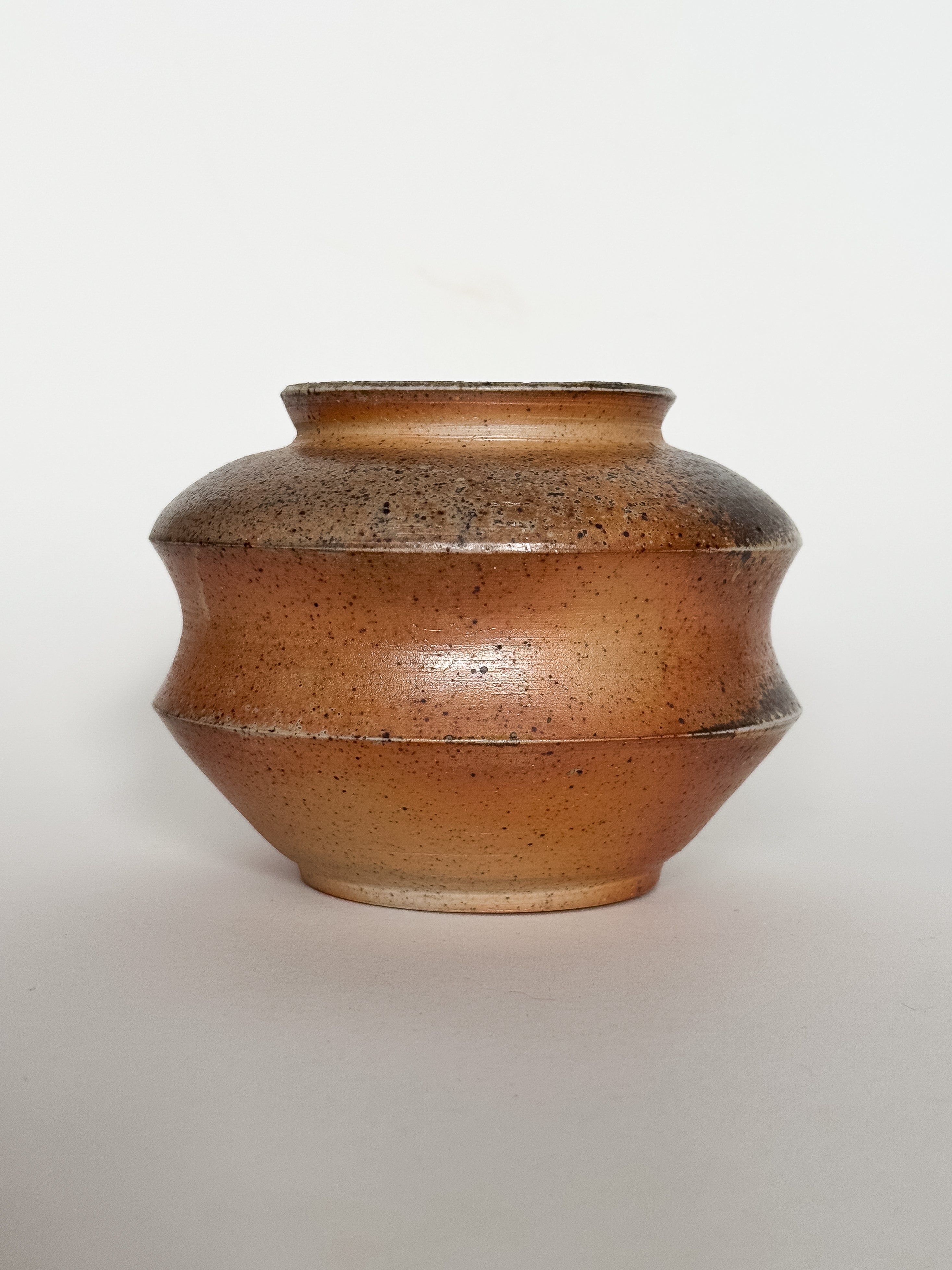 Woodfire Saucer Vase