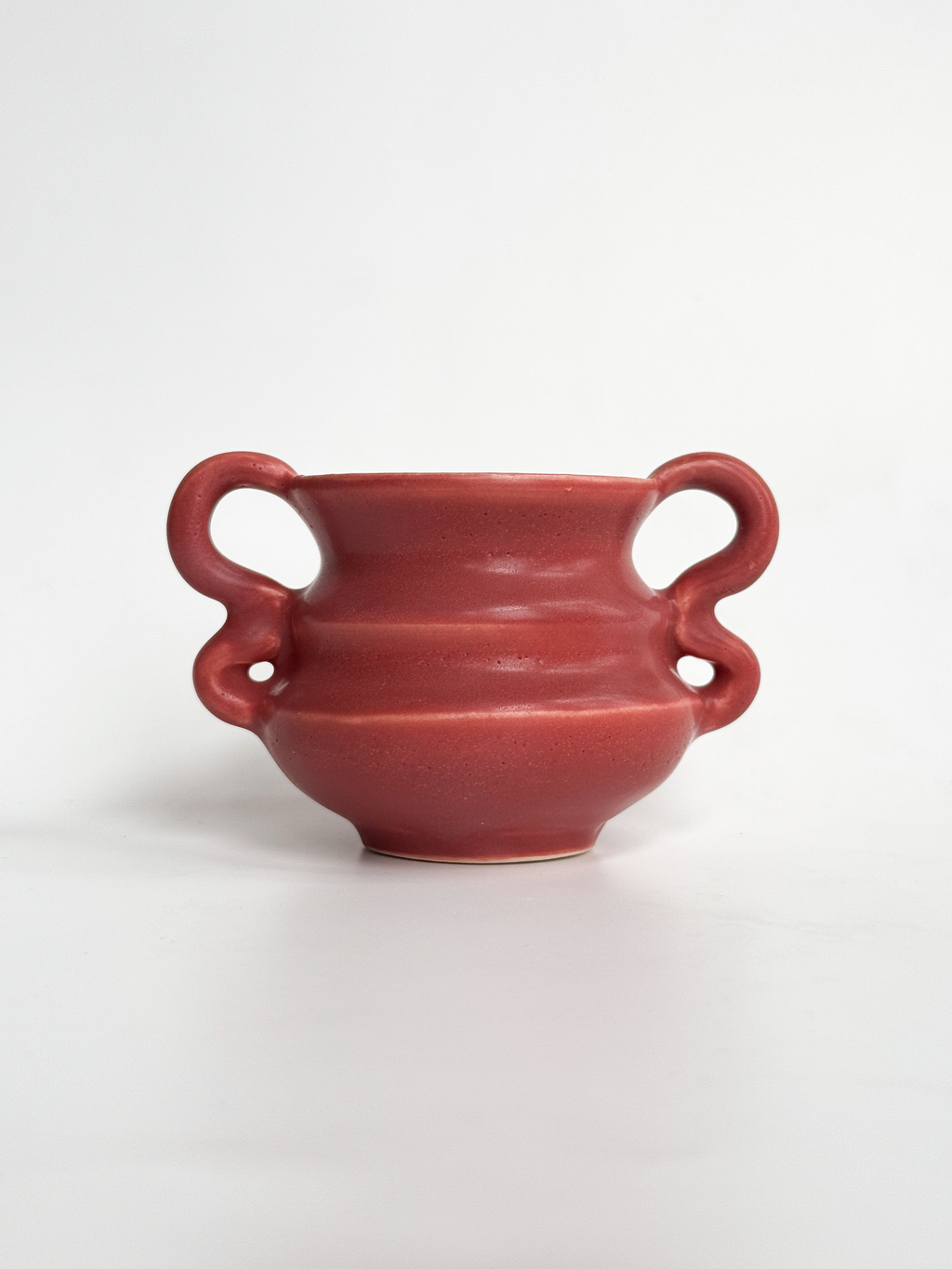 Red Handled Mini Vase
