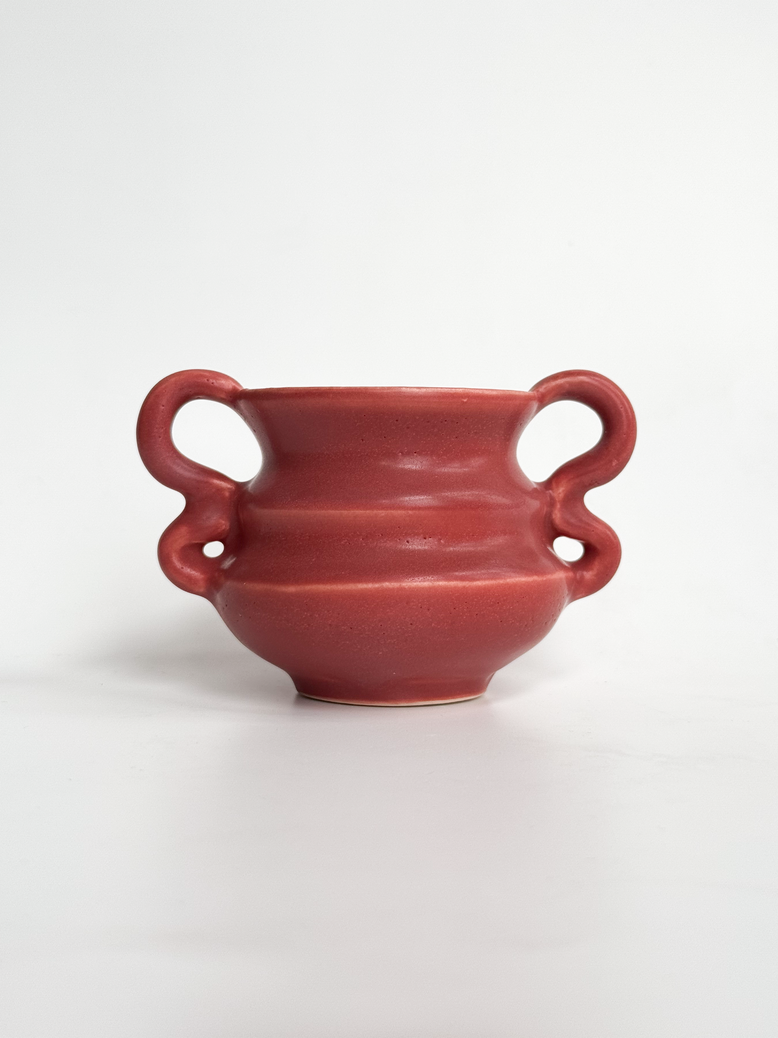Red Handled Mini Vase