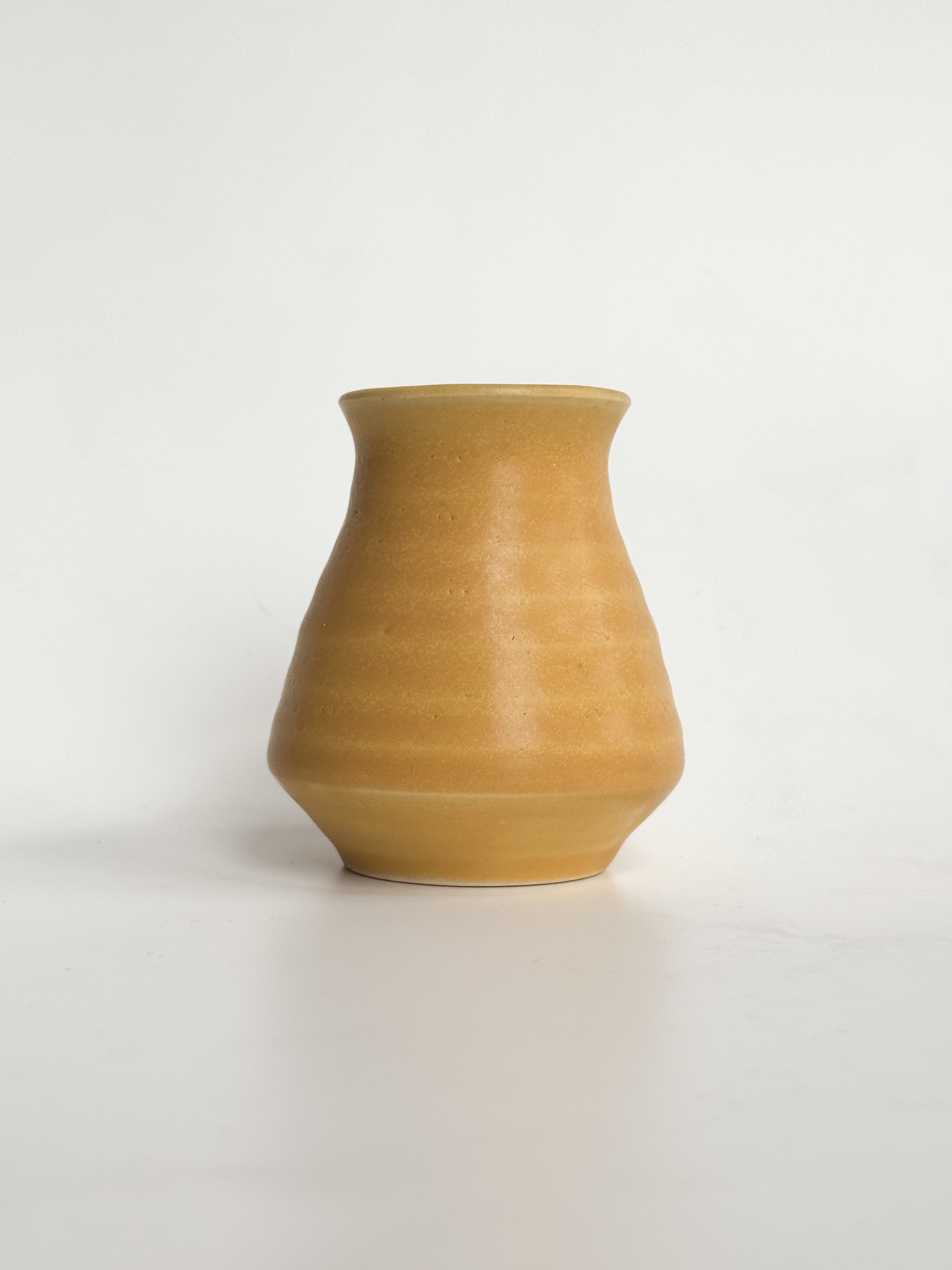 Yellow Cone Mini Vase