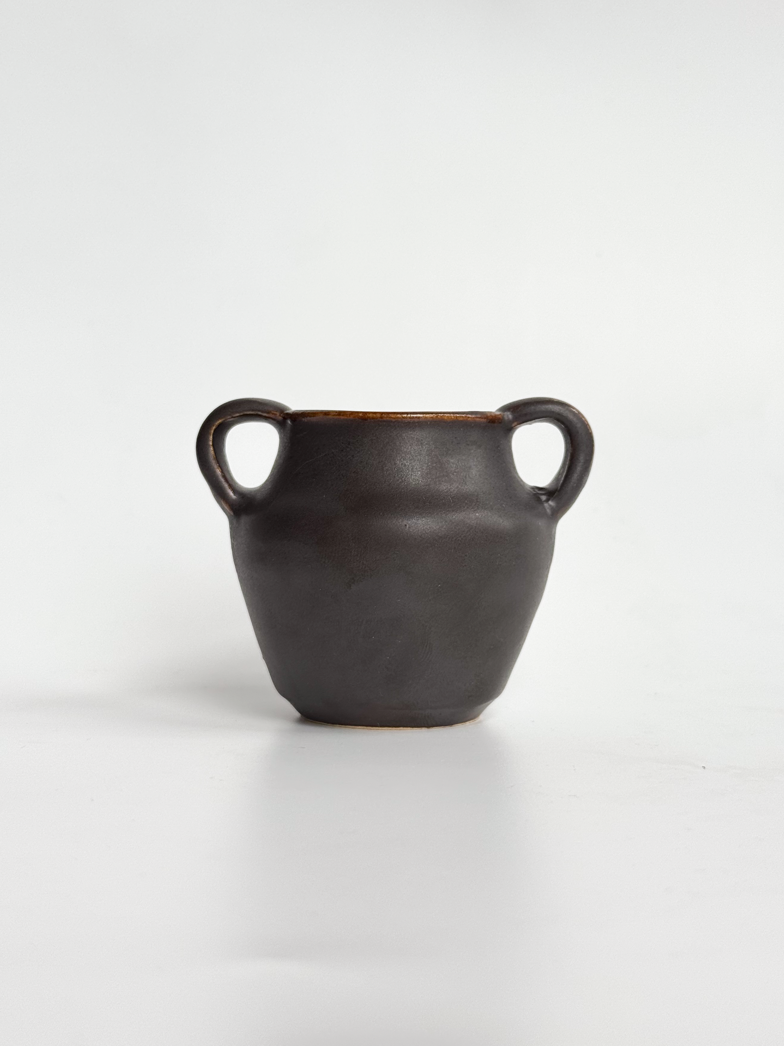 Brown Amphora Mini Vase