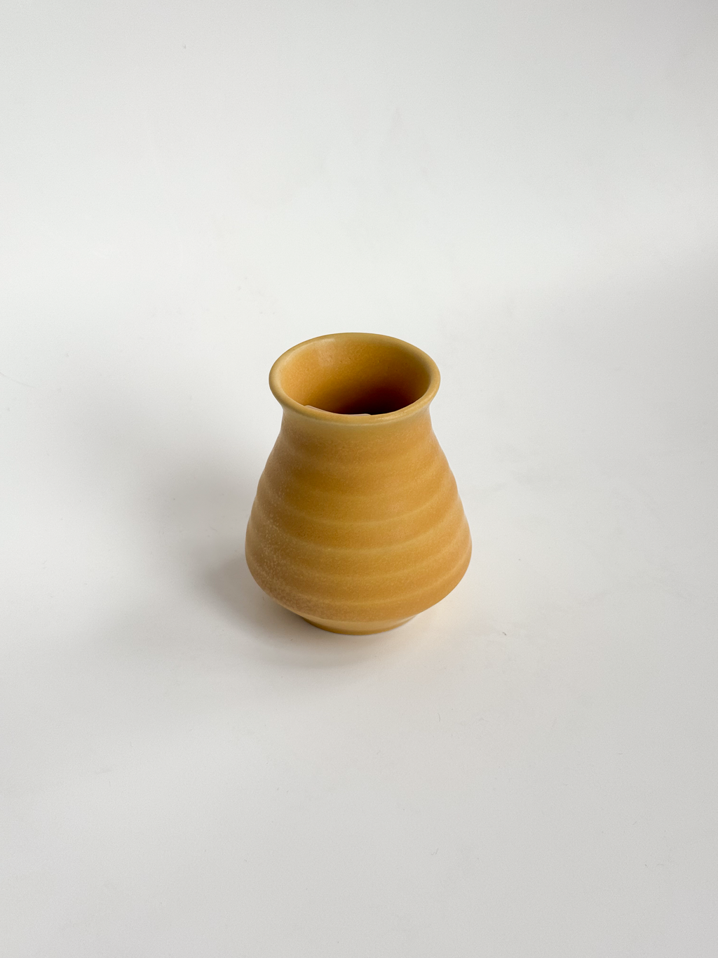 Yellow Cone Mini Vase