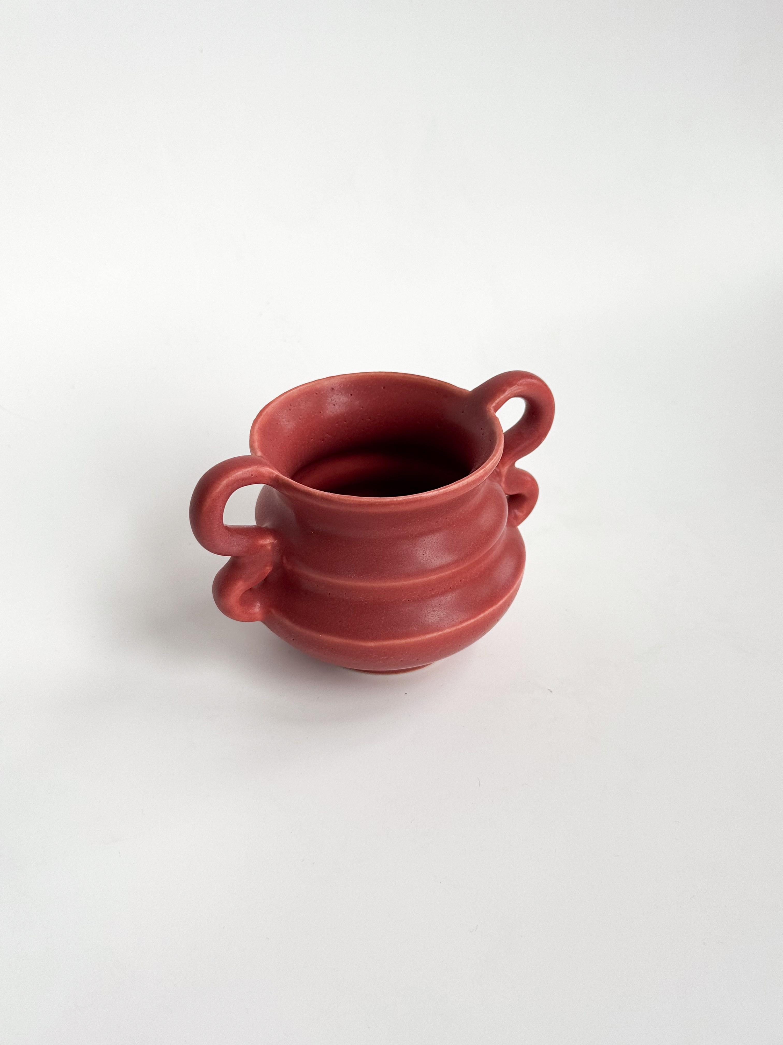 Red Handled Mini Vase