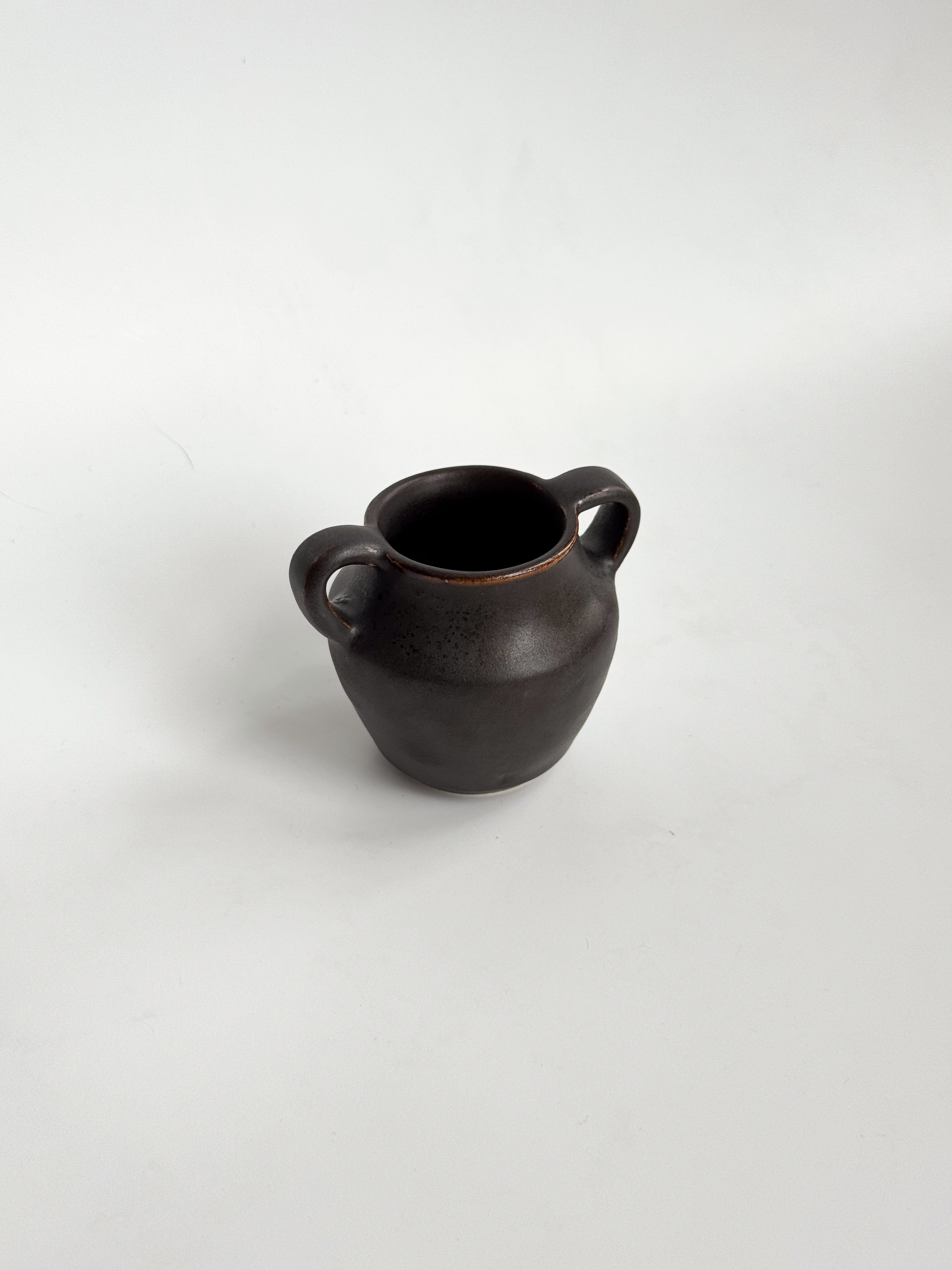 Brown Amphora Mini Vase