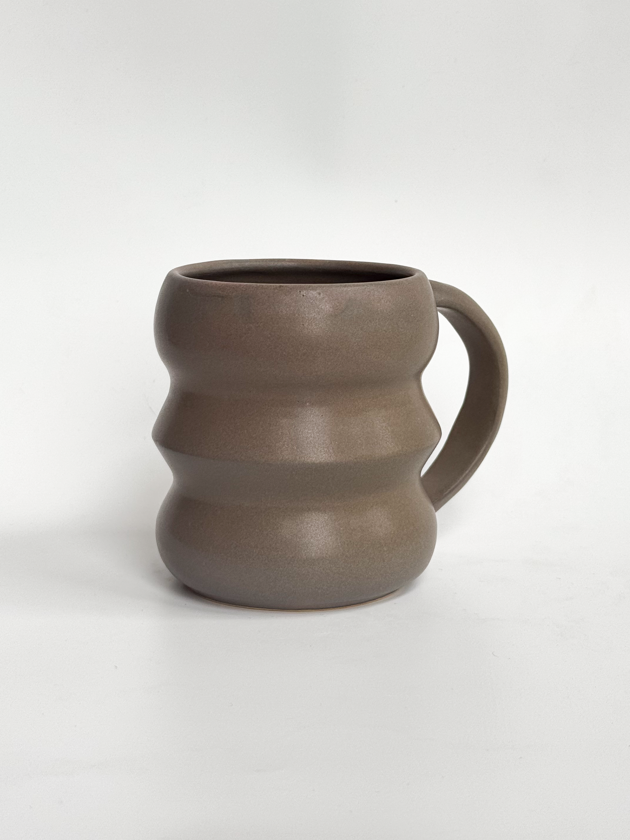Grey Geometric Mug