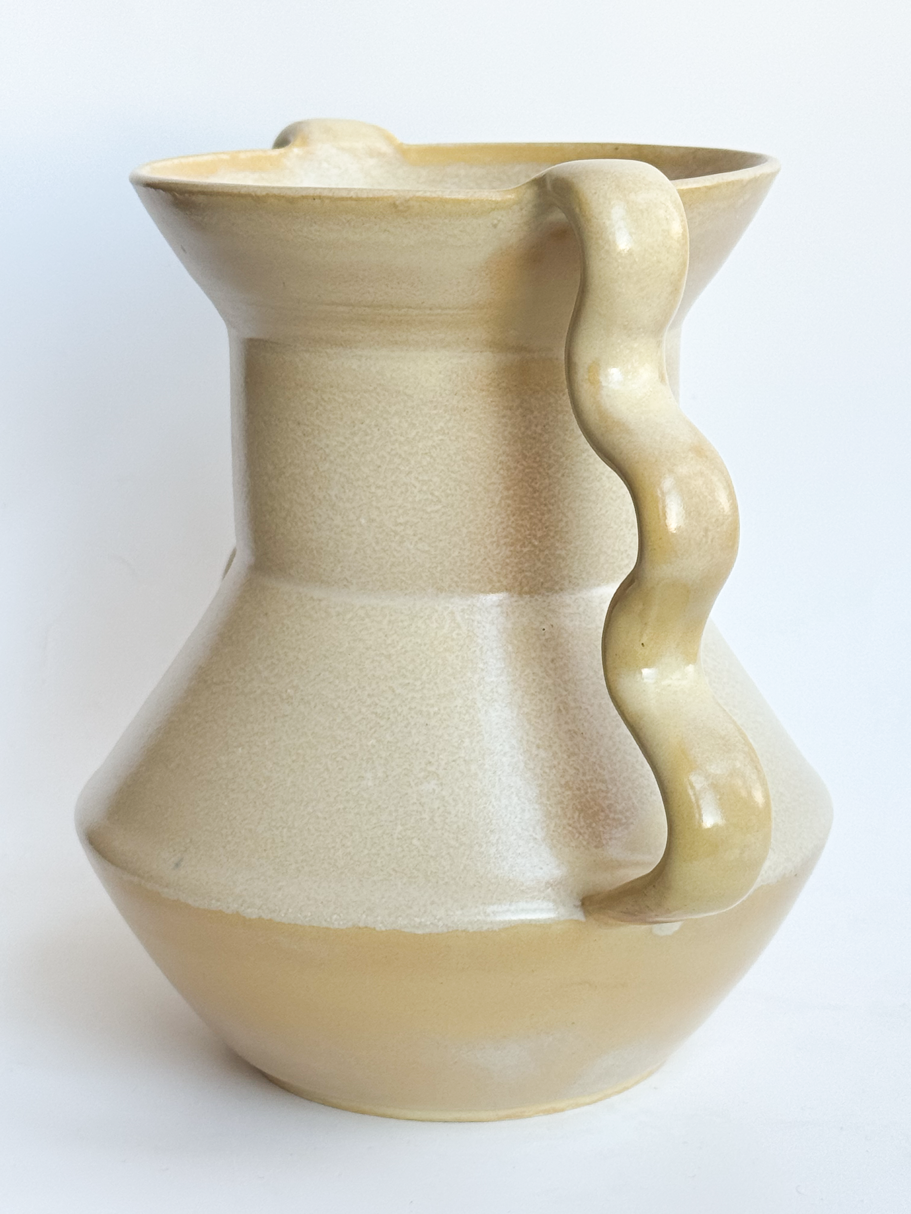 Creamy Yellow Vase