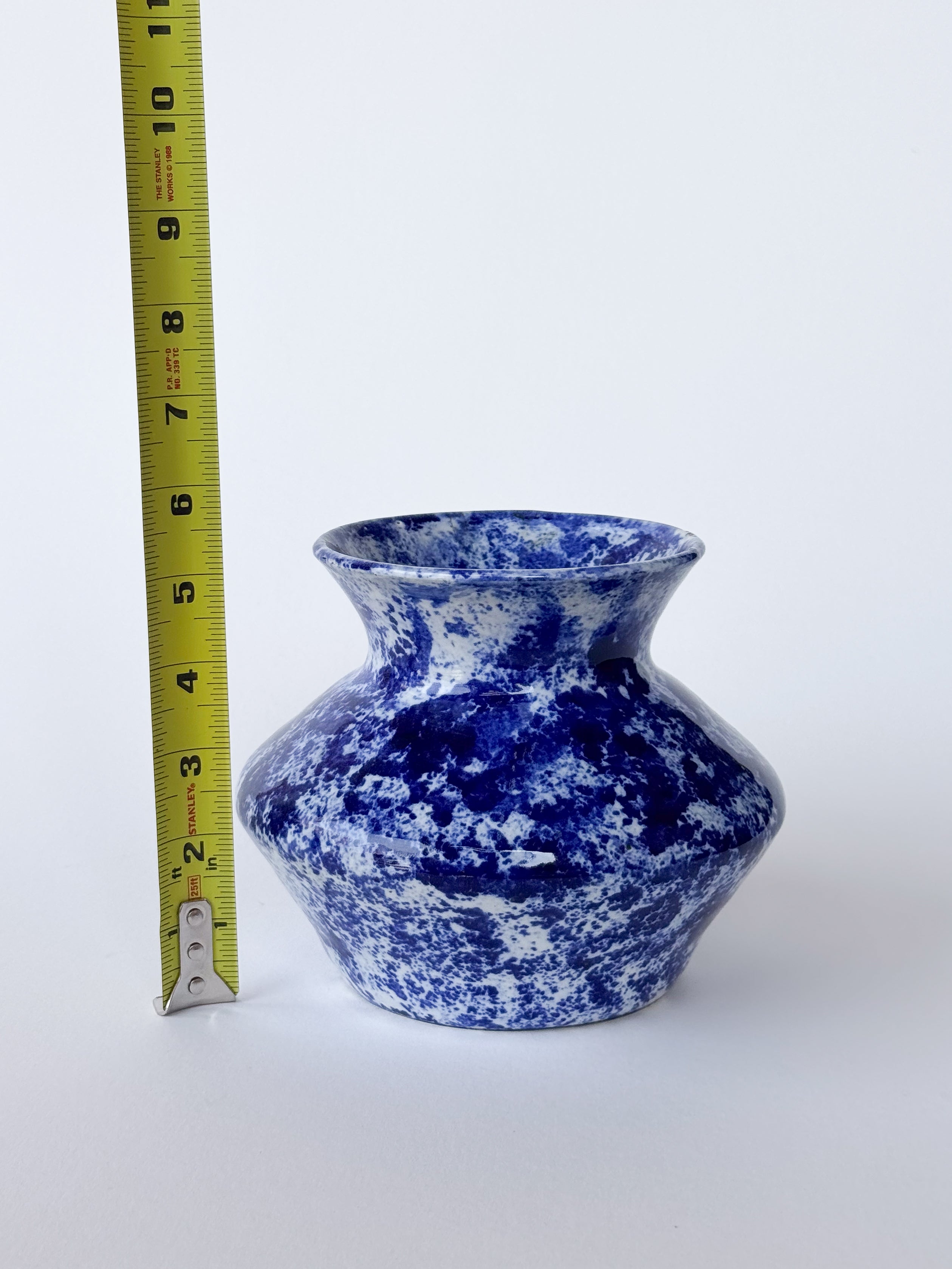 Blue Texture Vase - Small