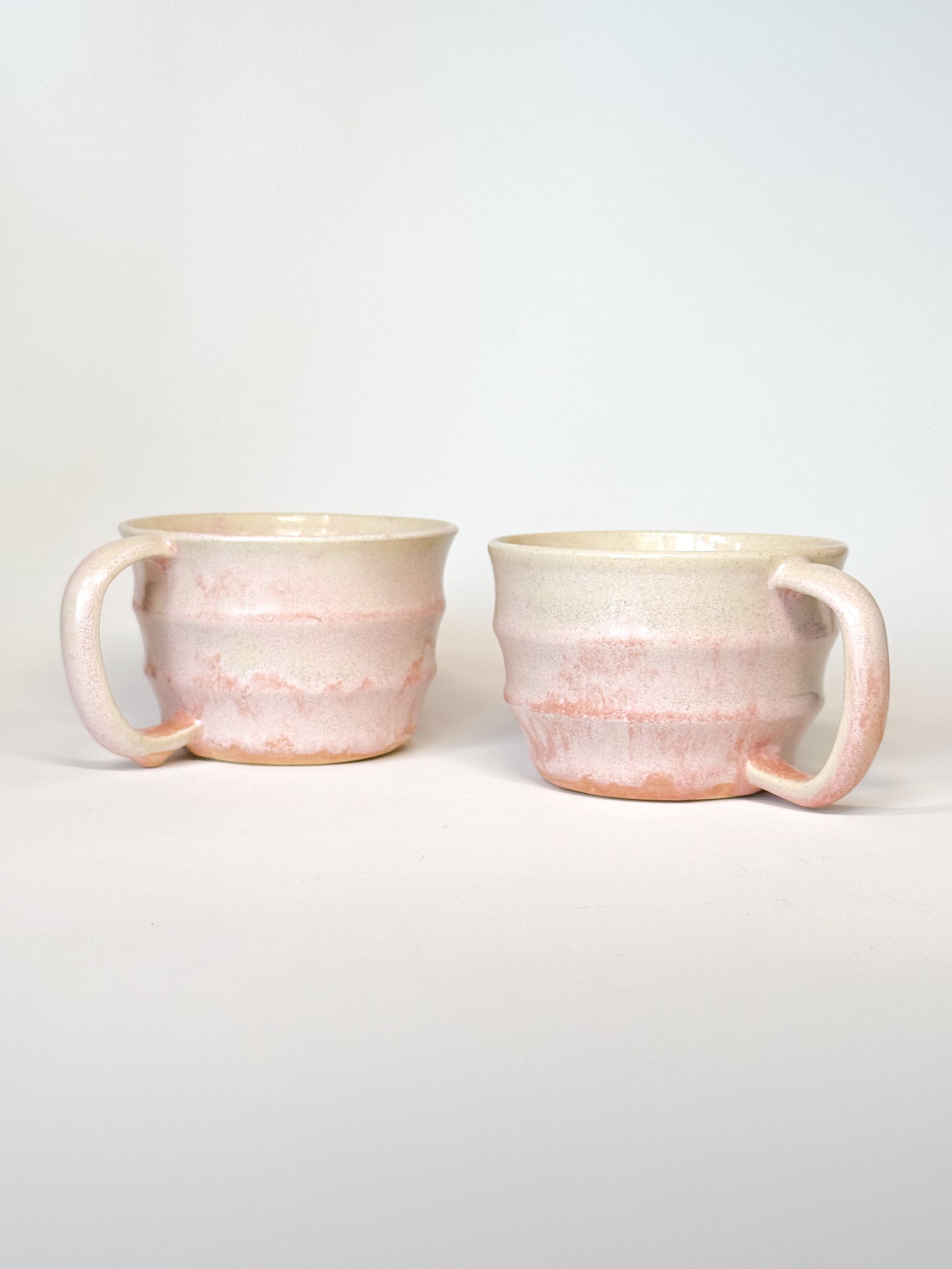Pink Curve Mugs (Set of two)