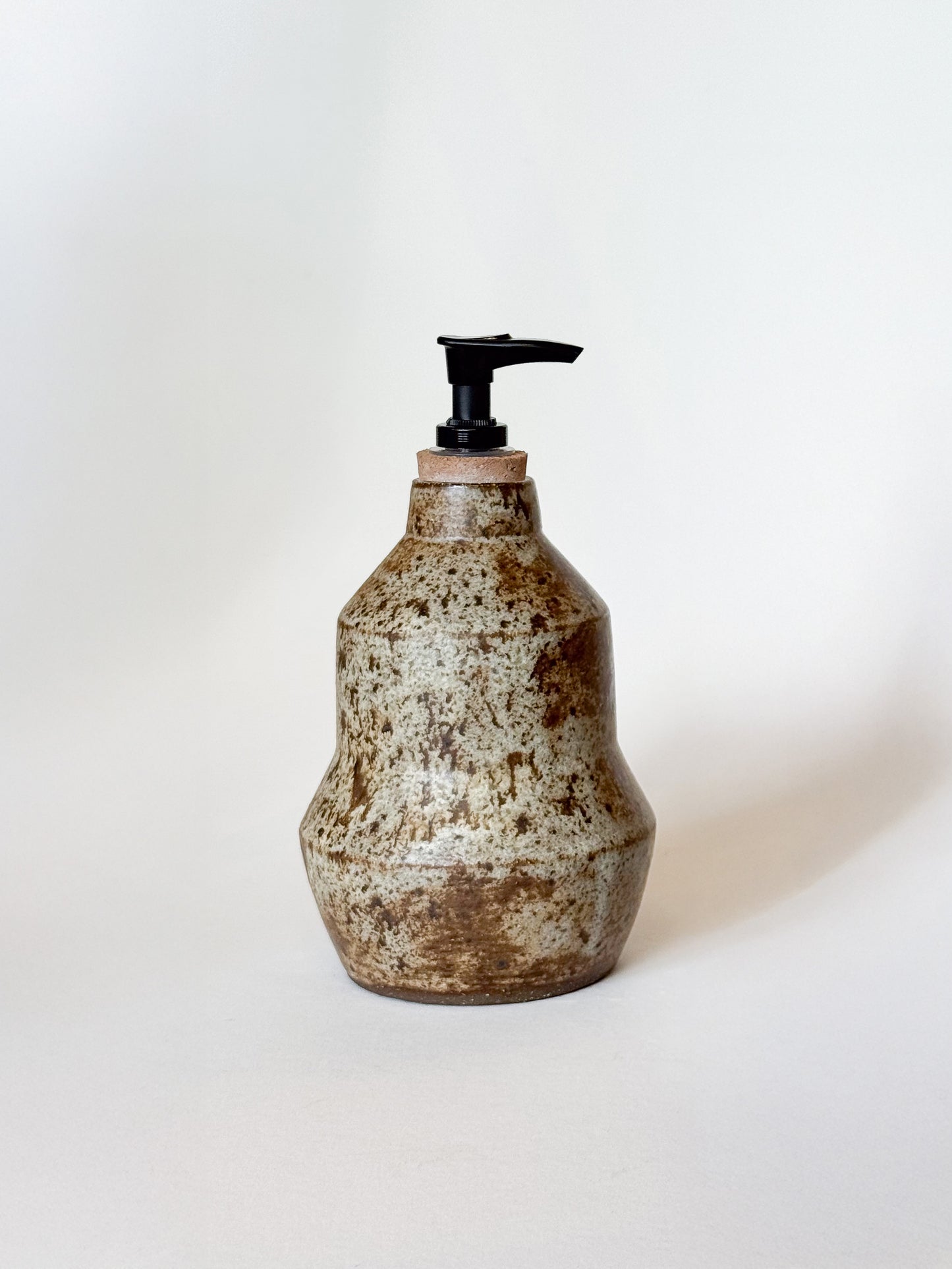 Brown Speckle Soap Dispenser