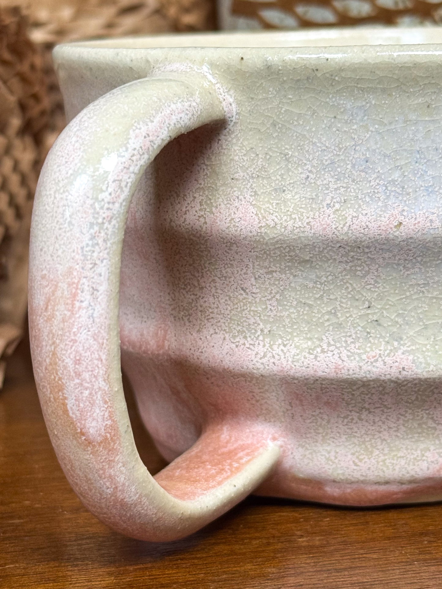 Pink Curve Mugs (Set of two)