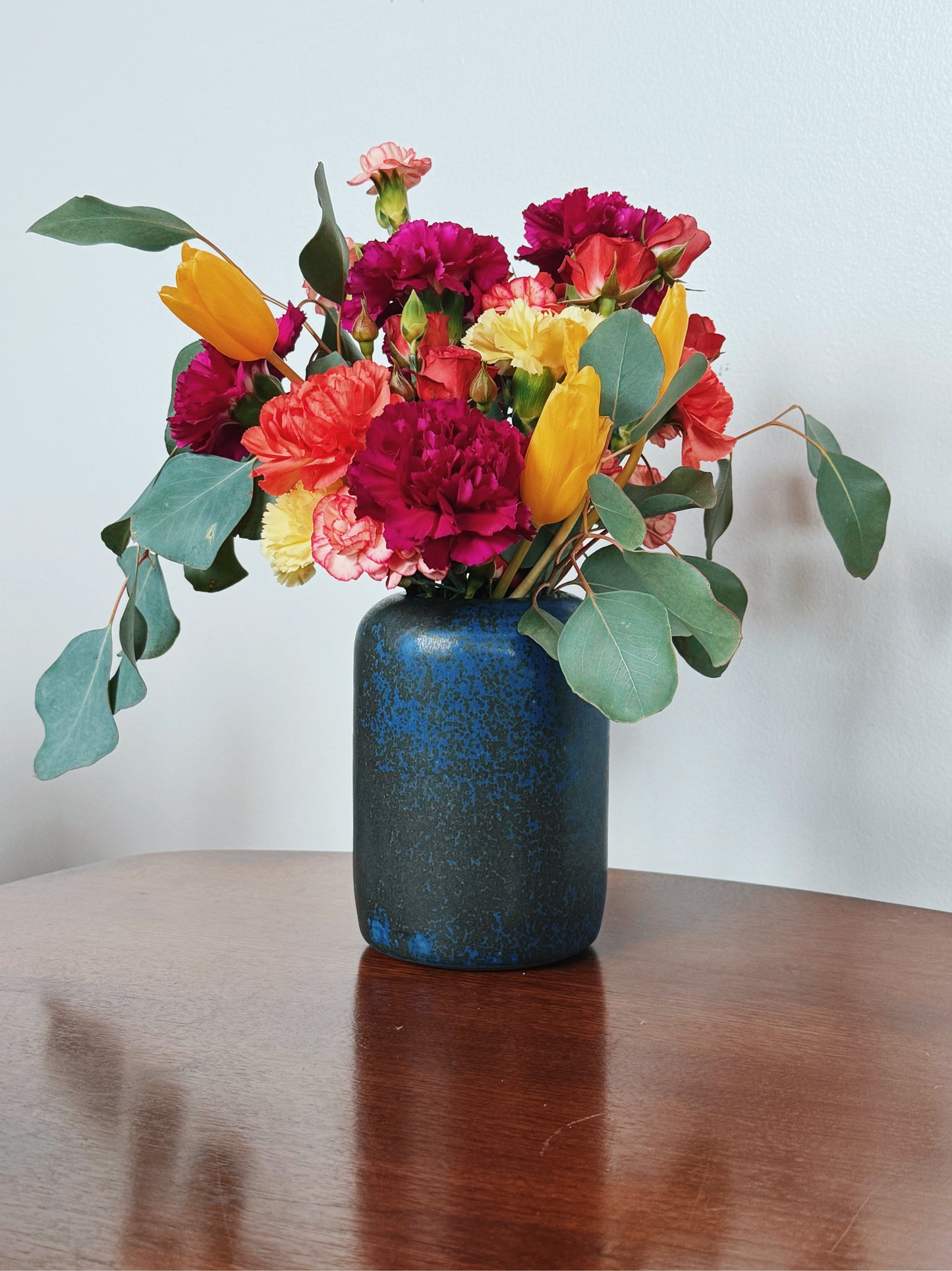 Cobalt Column Vase