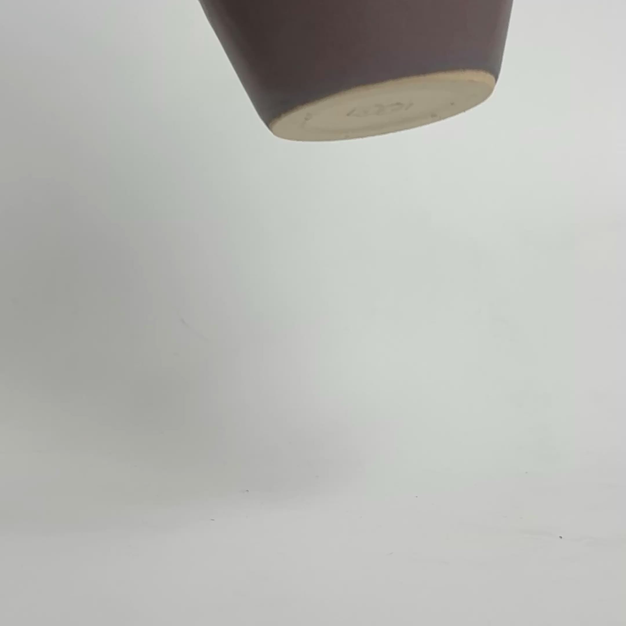 Grey Handled Mini Vase